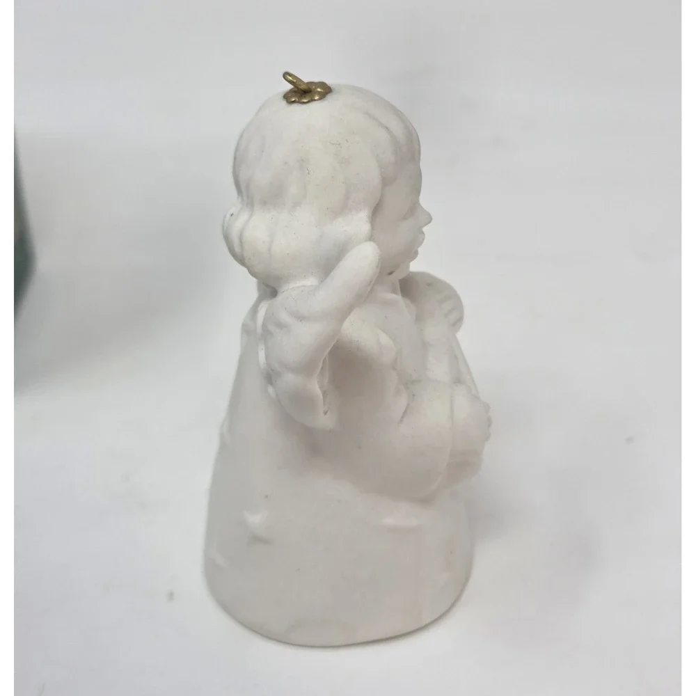 Goebel 1977 2nd Edition Angel Bell Christmas Ornament yellow Tree box